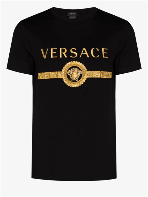 versace t shirt vintage logo|Versace collection t shirt.